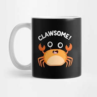 Clawsome Cute Crab Pun Mug